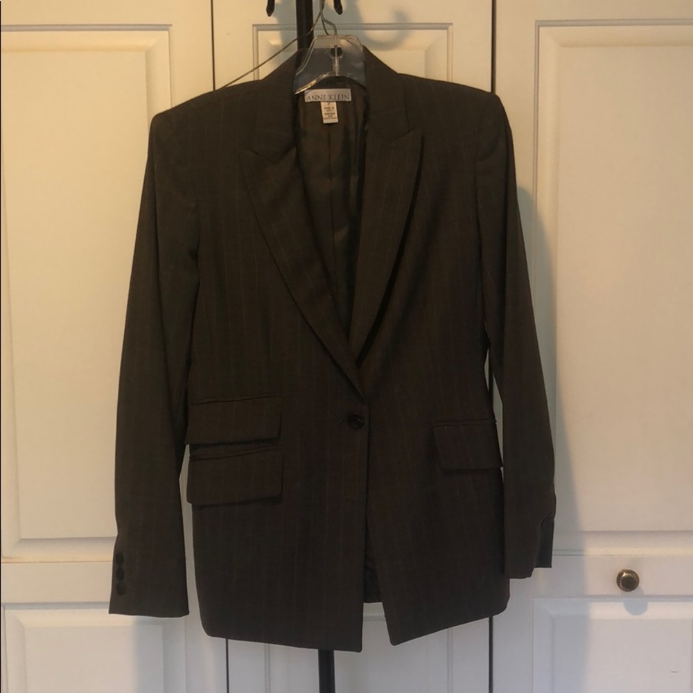 Brown Anne Klein Blazer and Slacks